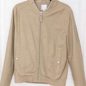 Topman Beige Bomber Jacket
